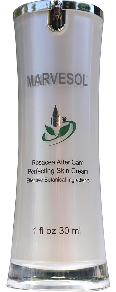 Rosacea Cream Lotion Serum for Face Skin ← Soothes " Reduce Rosacea Redness Acne " Blemishes ¦ Enhances Radiance ← Proporciona un Estado Equilibrado para la piel ¦ Gentle on Skin  Made in USA (30 ml)