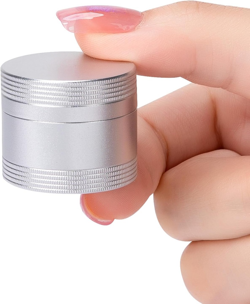Caja de Píldora pequeña para Bolsillo de Píldora - Caja de Píldora de Metal diariamente Contenedor de Píldoras A prueba de Agua Organizador para Píldoras/Vitamin/Fish Oil/Supplements, Pill Box