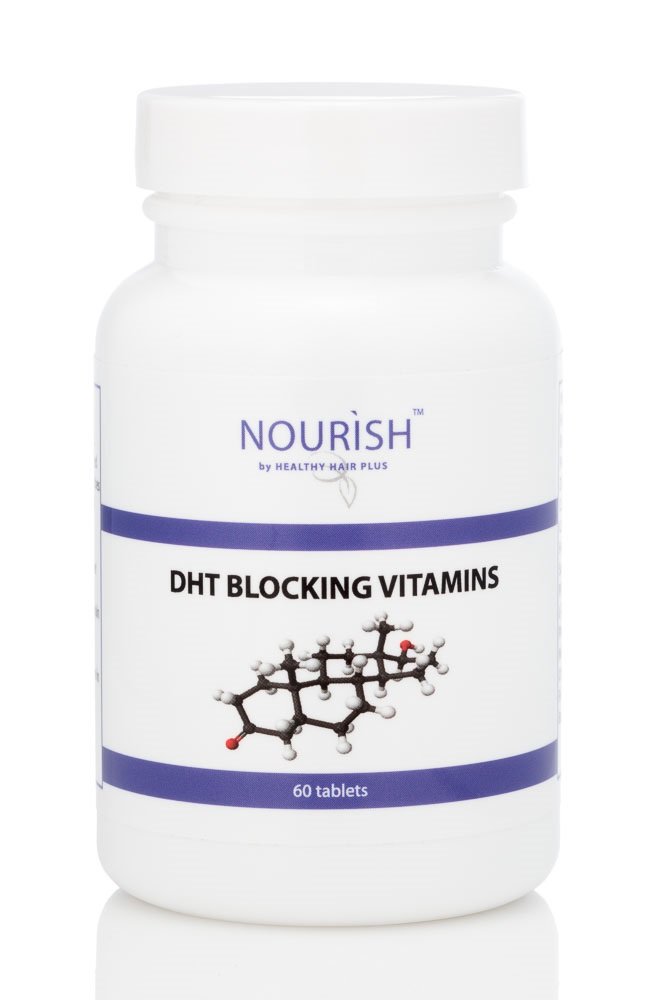Pelo sano Plus - DHT Blocker Vitaminas Suplemento para Hombres y Mujeres - 60 Tabletas - Zinc - Saw Palmetto - Biotina - Ácido fólico - Crecedor y Cabello Saludable