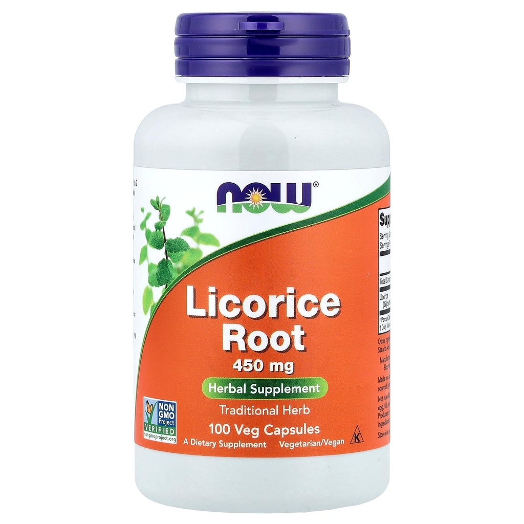 AHORA Alimentos, Licorice Root 450mg 100 CAPS