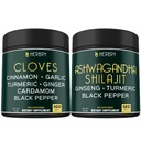 Bundle 7in1 Cloves Suplemento y 5in1 Ashwagandha Shilajit
