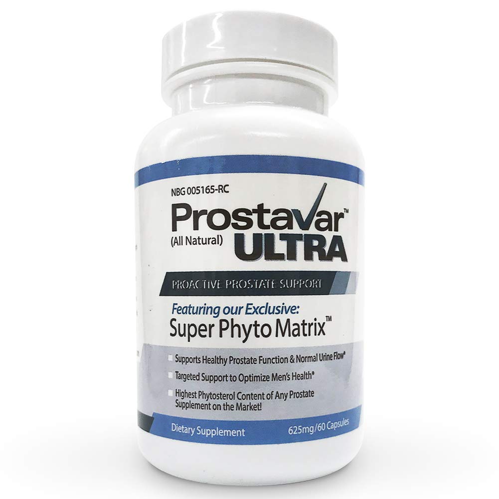 1 Botella Nuevo Mejor De Maquillador de Original Prostavar Ultra Prostate Soporte 625mg 90% Beta-Sitosterol &amp; 320mg Saw Palmetto + Grape Seed Extract
