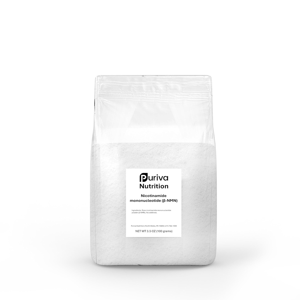 NMN Powder (Nicotinamide mononucleotide) NAD+ Precursor, 100 Grams, Includes Scoop