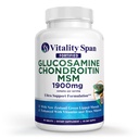 Soporte conjunto avanzado y alivio, Glucosamine Chondroitin, Zinc, Copper, Made in USA, 90 Tablets vegetales