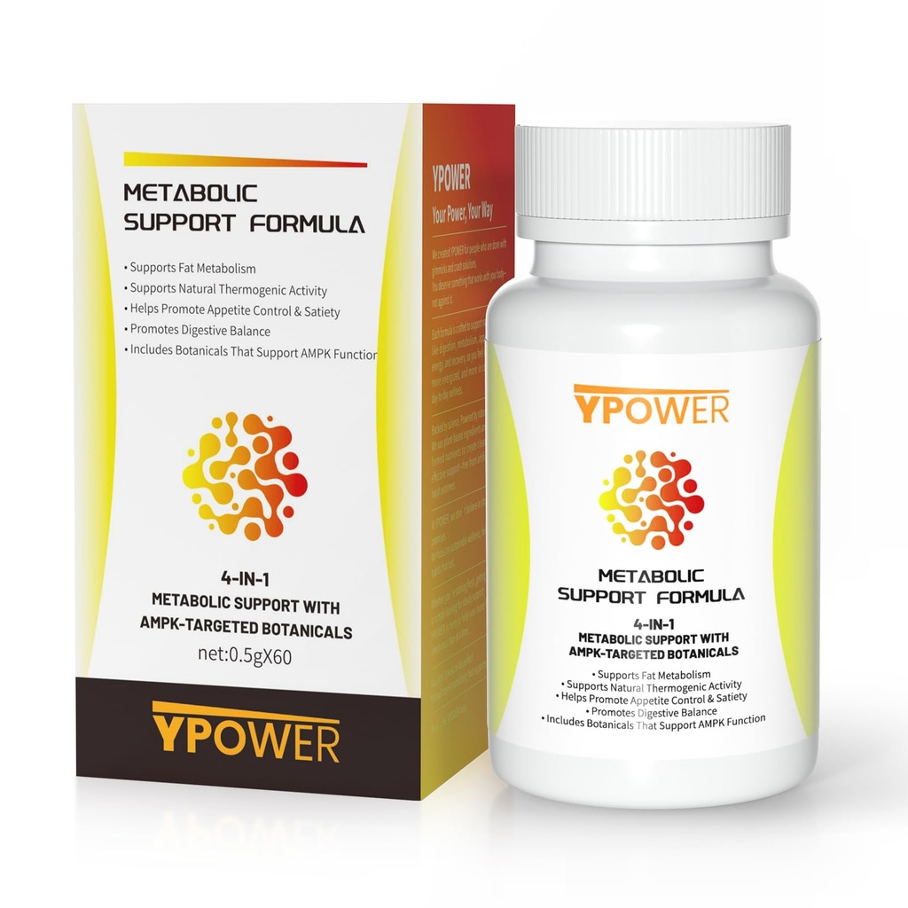 Natural Thermogenic Fat Burner – 4 in 1 Metabolic Support for Stubborn Fat, Metabolism Boost & Weight Control, 24/7 Weight Loss, 60 Capsules