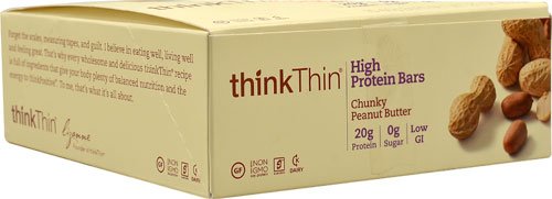 Think Products thinkThin® High Protein Bar Chunky Peanut Butter -- 10 Bars