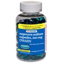 A+Health Naproxen Sodium Pain Reliever and Fever Reducer, 220 Mg Liquid Gels, NSAID, 120 Count