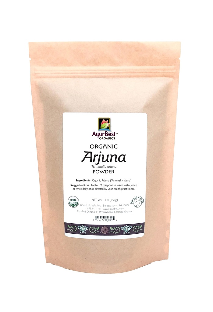 Arjuna Bark Powder 1 lb (454g), Terminalia arjuna