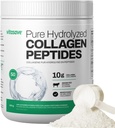 Vitasave Collagen Peptides Powder – 10g Hydrolyzed Collagen per Serving – Unflavored, Grass-Fed, Keto Friendly – Skin, Hair, Nails & Joint Support – 500g