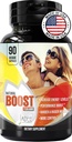 Natural Male Enhancing Supplement Erect Pills - Increase 2" in 60 Days Enlargement & Male Enhancement Pills, Promote Size, Strength, Energy, Stamina, Last Longer Support, Testosterone Booster for Men