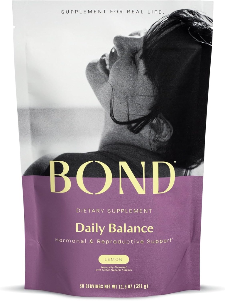 BOND Prenatal Vitamina Bebida para Mujeres con Hierro, Soporta Equilibrio hormonal, Folate " B12 for Energy " Calm Mood, Omega-3 for Fetal Brain Development, Magnesium, D3, B6, Vegan, Non-GMO, 30-Day Supply