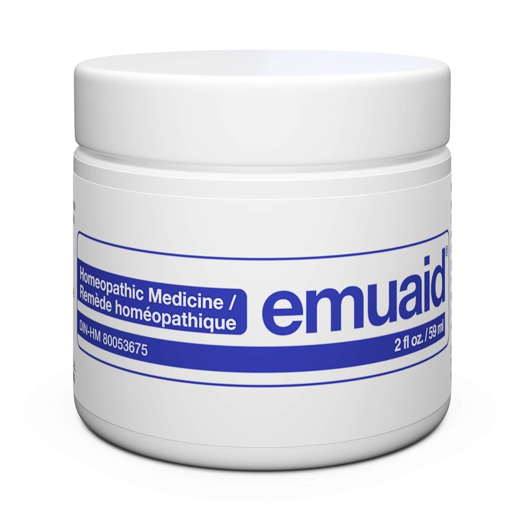 emuaid Ointment for Eczema and Psoriasis Relief, Reduces Itching, Pain, Swelling, Regular Strength Treatment for 100+ Skin Conditions, Steroid and Chemical-Free, Suitable for All Ages, 2oz