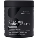 Investigación Deportiva Monohidrato de Creatina - Ganar el músculo magro, mejorar el rendimiento y la fuerza y la recuperación de entrenamiento de apoyo - 5 g Cretina micronizada - 10.58 oz