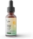 LUV health Neuro Drops – Nerve Pain Support & Joint Comfort with Lion’s Mane, Curcumin, Cordyceps & Reishi – Organic Adaptogens – Vegan, Non-GMO, Made in USA - 30 Servings