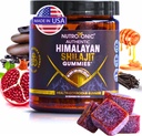 NutroTonic® Organic Himalayan Shilajit Gummies – Pomegranate & Vanilla Flavored – Shilajit for Men &amp; Women - Wild Crafted Manuka Honey MGO +263 – Made in USA – 30 Gummies saludables