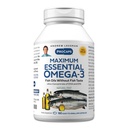 ANDREW LESSMAN Maximum Essential Omega-3 Mint - 180 Softgels - Ultra-Pure, Alta Potencia Omega-3 Oils. High DHA, No Stomach Upset, No Contaminants, No Mercury. Pequeño fácil de absorber Softgels