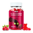 Glucosamine Chondroitin Gummies - 3000MG Extra Strength Joint Support Supplement with MSM & Elderberry, Flexibility, Antioxidant Immune Support Gummy for Adults, Men &amp; Women - 90 Raspberry Gummies