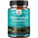 Chlorophyll Capsules for Cleanse and Detox Support - Internal Deodorant Pills for Body Odor with Mint & Parsley Extract Healthy Skin Immunity & Digestive Support - Vegan Non-GMO & Gluten Free (120ct)
