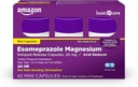 Cuidado básico Esomeprazole Magnesium Delayed-Release Mini Capsules, 20 mg, Reductor de ácido, 24 Horas Medicina de acidez, 42 Cuenta