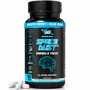 GALACTIC SUPPS Space Dust All-Natural Nootropic Brain Supplement for Focus, Energy, Memory & Mood with Caffeine, L-Theanine, TeaCrine, L-Tyrosine, Mucuna & Lutein – 60 Capsules