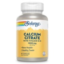 Solaray Calcium Citrate with Vitamin D3 1000mg - Bone Strength and Healthy Teeth Support - Gentle Digestion Formula - Lab Verified, 60-Day Guarantee - 15 Servings, 90 Capsules