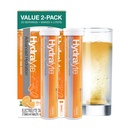 Hydralyte Electrolyte Tablets ← 40 Orange Electrolytes ← Airplane Travel Essential for Rapid Rehydration TEN Hydration Tablets - Instant Dissolve Electrolytes (20 Servings, 2 Tablets Por Serve)