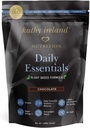 Kathy Irlanda Nutrición Esenciales diarios Polvo de proteína de base vegetal para mujeres, 26g Proteína vegana, sustitución de comida magra - Chocolate