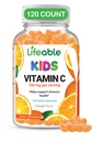 DOCTOR'S FINEST Vitamin C Gummies for Kids - Vegan, GMO Free & Gluten Free - Great Tasting Orange Flavor Pectin Chews - Kids Dietary Supplement - 250 mg of Vitamin C - 120 Jellies [60 Doses]