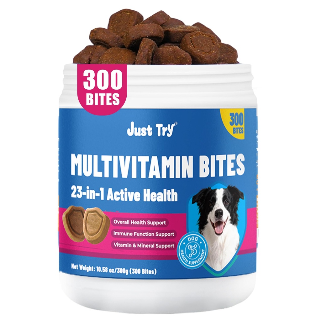 Coenzyme Q10 Heart Heathy Bites for Dogs | Advanced q10 & Taurine Supplement for Heart Health - Chicken 300 Bites