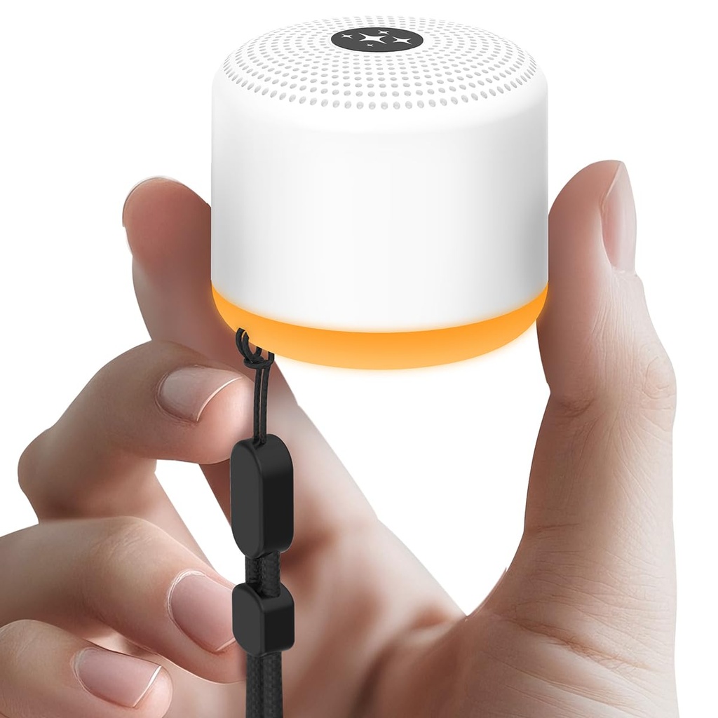 Soothing Sounds White Noise Machine Portable Sleep Machines with 30 Relaxing Sounds 12 Color Options 5 Adjustable Brightness 32 Volume Levels 4 Timer for Baby and Adult Perfect for Home Travel Office