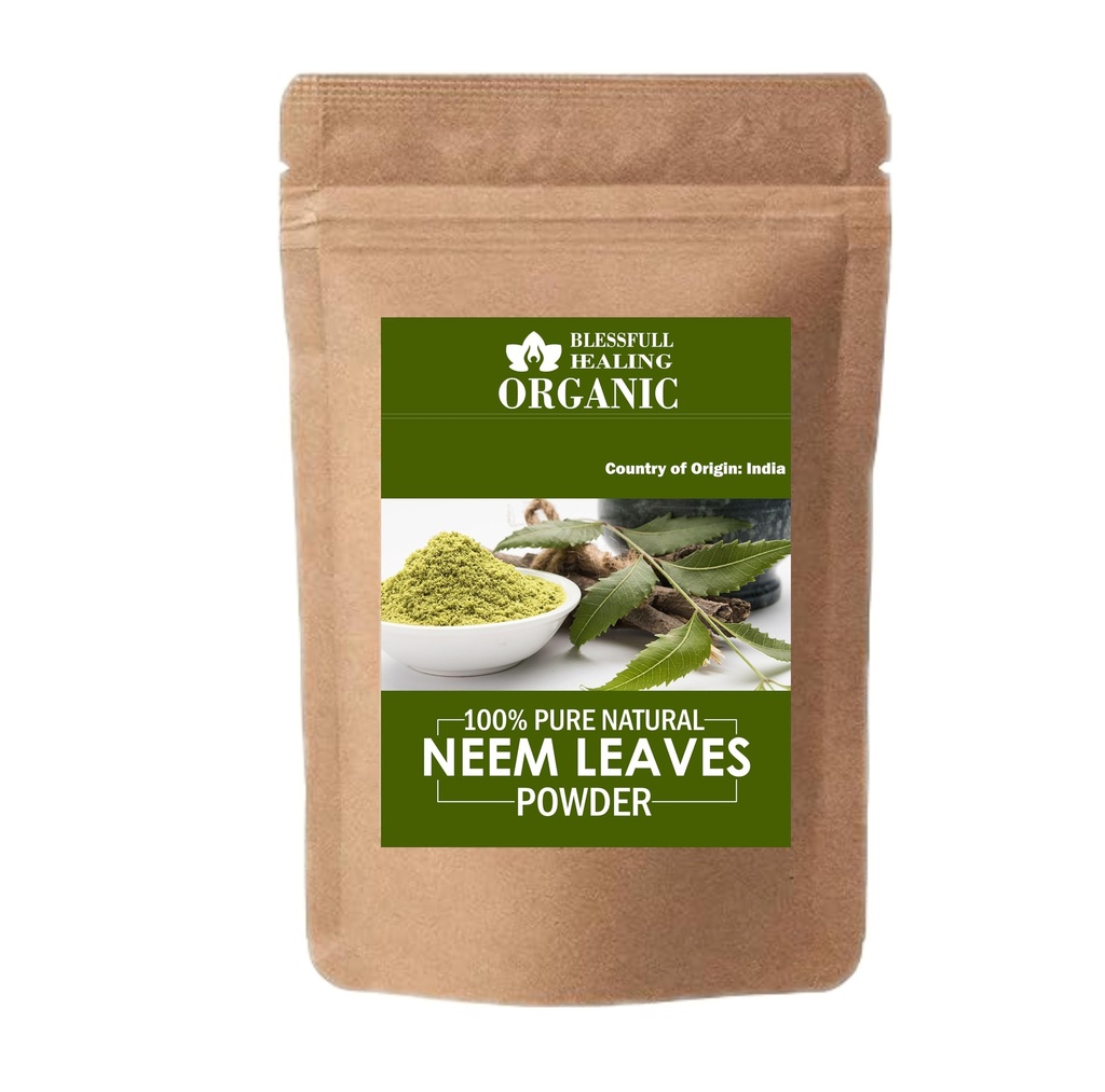 Blessfull Healing Organic Neem Leaves Powder 100% Pure Natural 300 Gram / 10.58 oz
