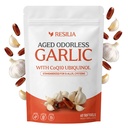 Resilia Odorless Aged Garlic Extract Softgels (60 Count) | 1200mg Aged Garlic Extract Per Serving | with CoQ10 Ubiquinol & Vitamin K2 (MK-7) | Dietary Supplement