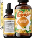 Kids Lysine Drops for Growth & Immune Support, Liquid L Lysine Supplement