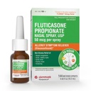 Glenmark Therapeutics Fluticasone Propionate Nasal Spray, USP 50 mcg per Spray, 144 Metered Sprays, 24 Hour Allergy Symptom Reliever, Non-Drowsy