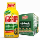 Vitamin Energy B12 11,000% Extra Strength Energy Shot Mango 48 Pack, 260mg Natural Caffeine, B12 & B6, Nootropic Focus, Vitality, Zero Sugar, Gluten-Free, Vegan, Kosher, 1.93 fl oz