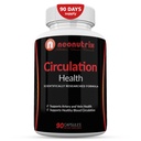 Círculo de sangre Suplemento de Salud Veinte y Arteria - L-Arginina, Ginger Root, Hawthorn & Diosmin Cardiovascular Supplement - Natural Circulation Supplements - 90 Capsules by Neonutrix