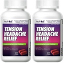 HealthA2Z® Tension Headache Relief | Acetaminophen 500mg | Caffeine 65mg | Pain Reliever Aid | Aspirin Free (200 caplets (Pack of 2))