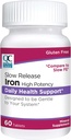 La elección de calidad Iron High Potency Slow Release Tablets, 45mg, 60 Tabets Cada (Pack of 9)