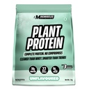 Bigmuscles Nutrition Clean Plant Protein | 30g Pea & Rice Protein Isolate Per Serve (1kg, Unflavoured) | Complete Amino Acid Profile | Easy Digestion & Non-Chalky