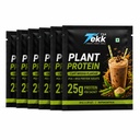 TSA Tekk Plant Protein Powder, Café Mocha Flavour, Pea & Rice Protein Isolate, 21g Protein Per Serving, 100% Vegan, Pack of 6 Sachets 34 gram each sachets, Pack of 6