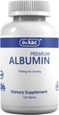 Suplemento de Proteína de Albuminio Premium Dr. K.K.C. – Fuerza Extra 1000 mg 120 Tablas Vida sana del Riñón Promueve el Bienestar General Energía Apoyo Saldo de Vida 1pk