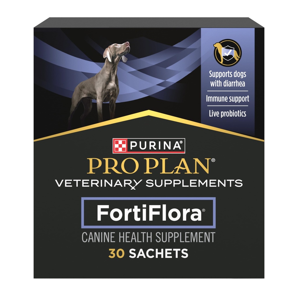 Purina Fortiflora Canine Nutritional Supplement Box, 30gm/30 Count