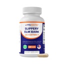 Vitamatic Slippery Elm Bark 10000 mg Equivalente por Serving (a partir de 20:1 Extracto 500 mg), Hecho con menta, DGL, " Aloe Vera - 180 Veg Capsules, y Concentrado 20X Potency