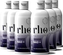 Rho Nutrition Liposomal NAD+ – Suplemento líquido diseñado para ayudar a la absorción – Forma activa de NAD+ Ayuda a apoyar la salud celular normal, envejecimiento saludable, metabolismo energético y vitalidad – 6 Pack