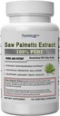 Laboratorios superiores — Saw Palmetto Extracto NonGMO, No sintético— 300 mg Dosificación, 120 cápsulas vegetales — Apoyo a la Frecuencia de Tracto urinario