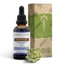 Secretos de la Tribe Artichoke USDA Orgánica ← Extract libre de alcohol, gotas herbales de alta potencia  Made from 100% Certified Organic Artichoke (Cynara scolymus) Leaf seco 2 oz