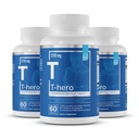 Essential Elements Male Health Supplement - Muscle Support & T-Health with DIM, Ashwagandha, Shilajit, More | T-Hero 60 Vegan Capsules (3-Pack)