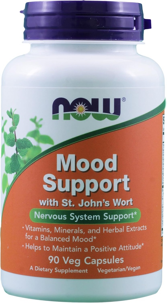 Ahora Alimentos Mood Apoyo con St Johns Wort 180