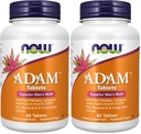 AHORA Suplementos, ADAMTM Multivitamínico para Hombres con Saw Palmetto, Lycopene, Alpha Lipoic Acid y CoQ10, Plus Natural Resveratrol & Grape Seed Extract, 60 Tablets (Pack of 2)