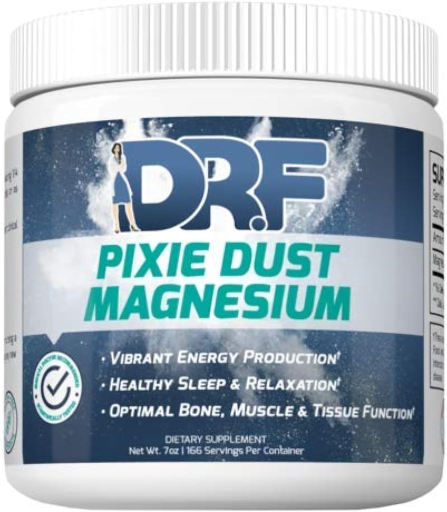 Pixie Dust Magnesium by Dr. Farrah World Renown Medical Doctor ← Vibrant Energy Production ← Saludable sueño " Relajación  durable Optimal Bone, Muscle, " Tissue